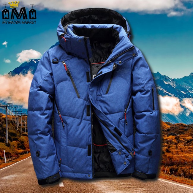 PARKA À CAPUCHE POUR HOMME - DUVET DE CANARD - MULTIPOCHES - SAISONS AUTOMNE-HIVER 230,00 € | My Major Market PARKA À CAPUCHE POUR HOMME - DUVET DE CANARD - MULTIPOCHES - SAISONS AUTOMNE-HIVER 230,00 € | My Major Market
