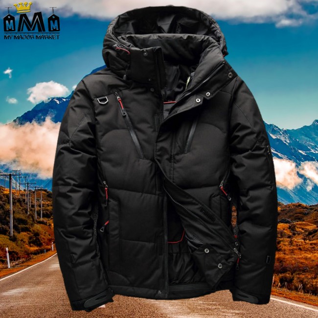 PARKA À CAPUCHE POUR HOMME - DUVET DE CANARD - MULTIPOCHES - SAISONS AUTOMNE-HIVER 230,00 € | My Major Market PARKA À CAPUCHE POUR HOMME - DUVET DE CANARD - MULTIPOCHES - SAISONS AUTOMNE-HIVER 230,00 € | My Major Market