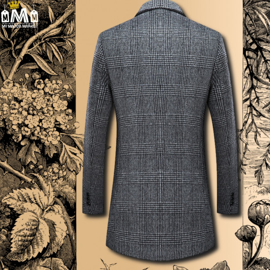 MANTEAU HOMME MANCHES LONGUES COL TAILLEUR