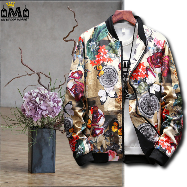 VESTE HOMME - BOMBER FLORAL 45,99 € | My Major Market VESTE HOMME - BOMBER FLORAL 45,99 € | My Major Market