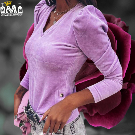 Pull femme velours outlet