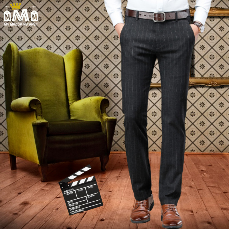 PANTALONS À RAYURES - COUPE DROITE - MODERNE & RAFFINÉ - SAISON 2022 - 45.99 € | my major market PANTALONS À RAYURES - COUPE DROITE - MODERNE & RAFFINÉ - SAISON 2022 - 45.99 € | my major market