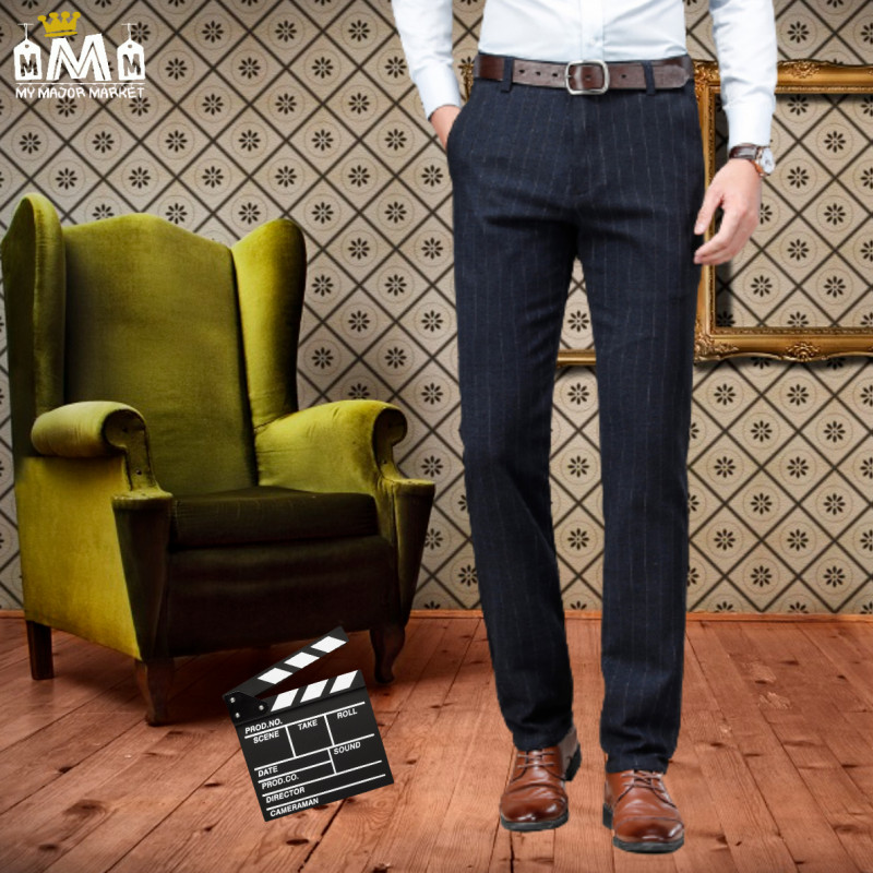 PANTALONS À RAYURES - COUPE DROITE - MODERNE & RAFFINÉ - SAISON 2022 - 45.99 € | my major market PANTALONS À RAYURES - COUPE DROITE - MODERNE & RAFFINÉ - SAISON 2022 - 45.99 € | my major market
