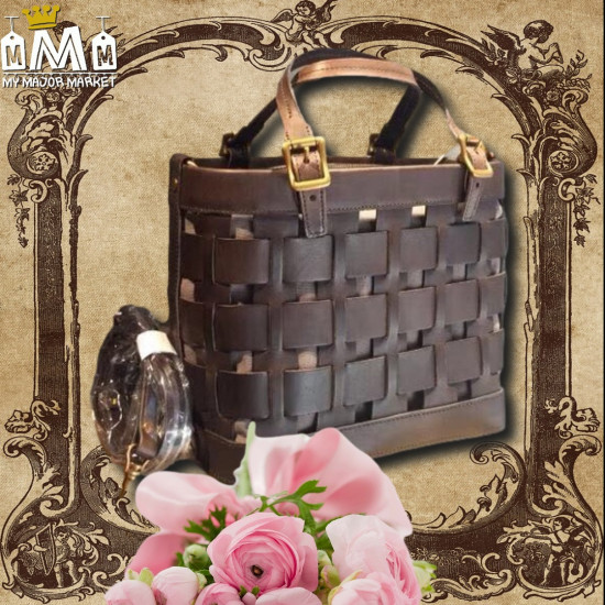 SAC CABAS POUR FEMME - LUXUEUX & LATTICE - 100% CUIR 299,99 € | My Major Market