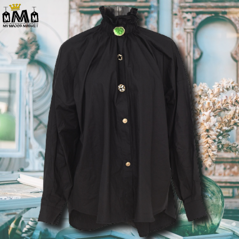 CHEMISE FEMME - REMARQUABLE EN COL VICTORIEN - SAISON 2022 - 50.99 € | my major market CHEMISE FEMME - REMARQUABLE EN COL VICTORIEN - SAISON 2022 - 50.99 € | my major market