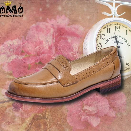 MOCASSINS FEMME - PENNY LOAFER & 100 % CUIR - SAISON 2022 - 144.99 € | my major market