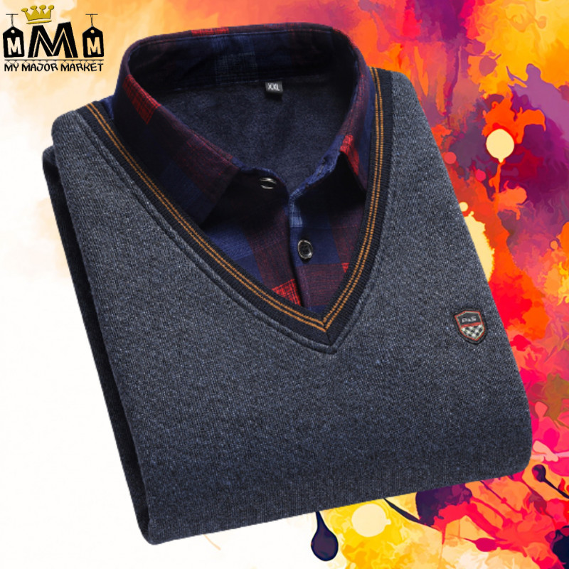 PULL CHEMISE HOMME - DOUBLE EFFETS - SAISON 2022 - 39.99 € | my major market PULL CHEMISE HOMME - DOUBLE EFFETS - SAISON 2022 - 39.99 € | my major market