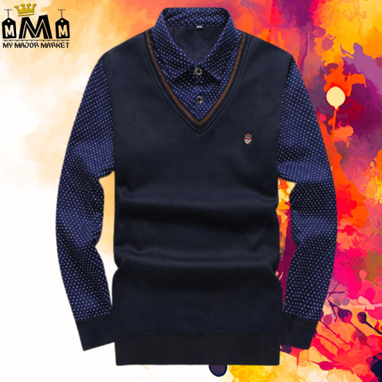 Pull col rond en laine mérinos mélangée 9Ej Homme | Pulls Hackett London ~  Mike Haden