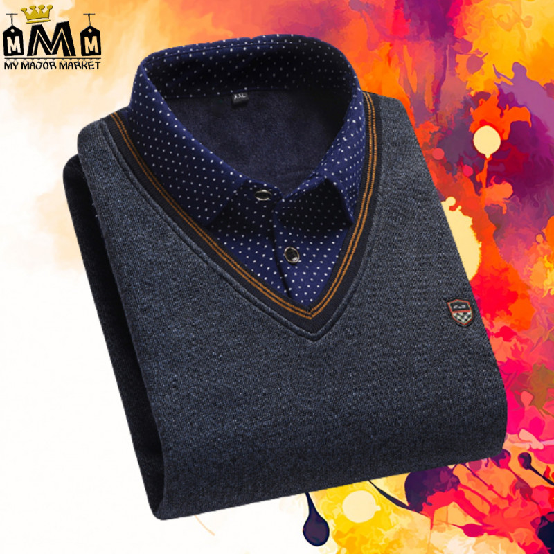 PULL CHEMISE HOMME - DOUBLE EFFETS - SAISON 2022 - 39.99 € | my major market PULL CHEMISE HOMME - DOUBLE EFFETS - SAISON 2022 - 39.99 € | my major market