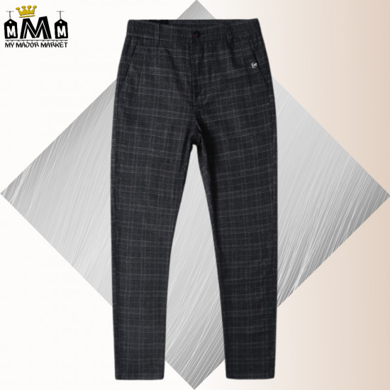 PANTALON À CARREAUX - COUPE DROITE & STRECHT - SAISON 2022 - 42.99 € | my major market