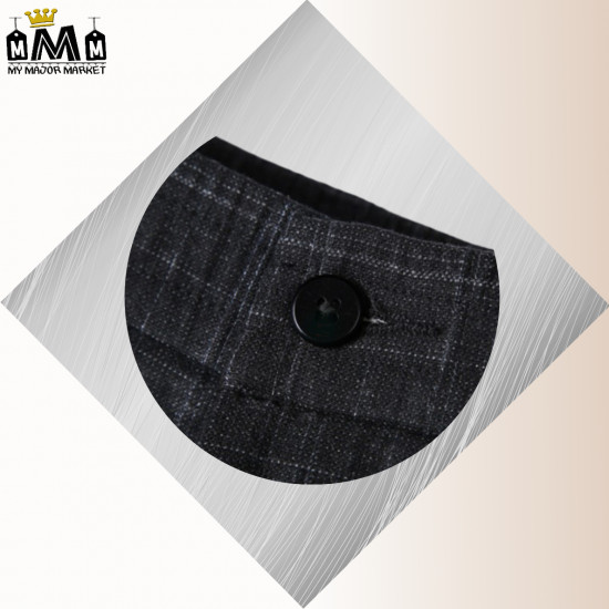 PANTALON À CARREAUX - COUPE DROITE & STRECHT - SAISON 2022 - 42.99 € | my major market