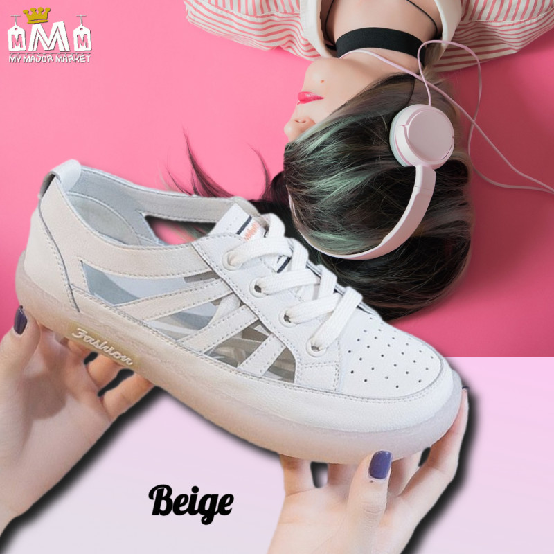 SNEAKERS AJOURÉES - UNIQUE & CUIR - SAISON 2022 - 59.99 € | my major market SNEAKERS AJOURÉES - UNIQUE & CUIR - SAISON 2022 - 59.99 € | my major market