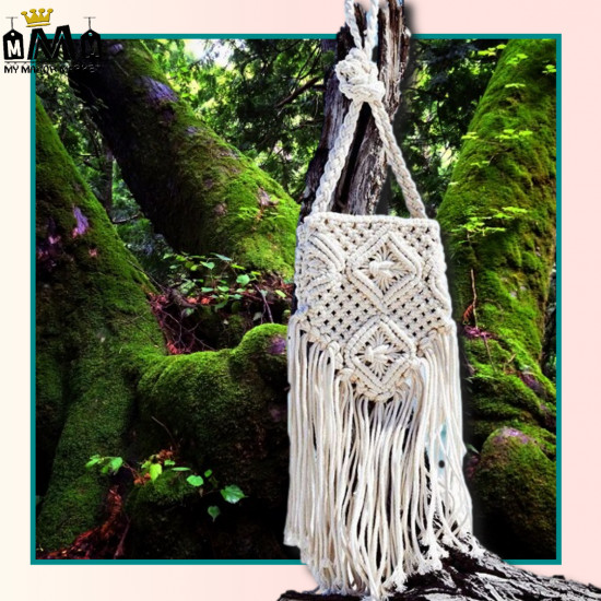 SAC BOHÈME - MACRAMÉ & FRANGES XXL - SAISONS PRINTEMPS-ÉTÉ - 35.99 € | my major market