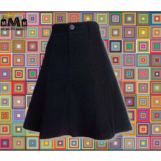 JUPE VINTAGE - VELOURS CÔTELÉ & ÉVASÉE - SAISON 2022 - 29.99€ - my major market