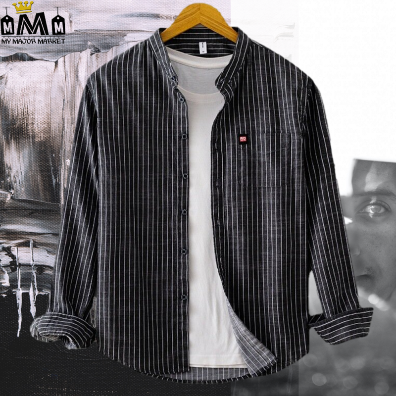 CHEMISE COL MAO - RAYÉE & PUR COTON - SAISON 2022 - 45.99 € | my major market CHEMISE COL MAO - RAYÉE & PUR COTON - SAISON 2022 - 45.99 € | my major market