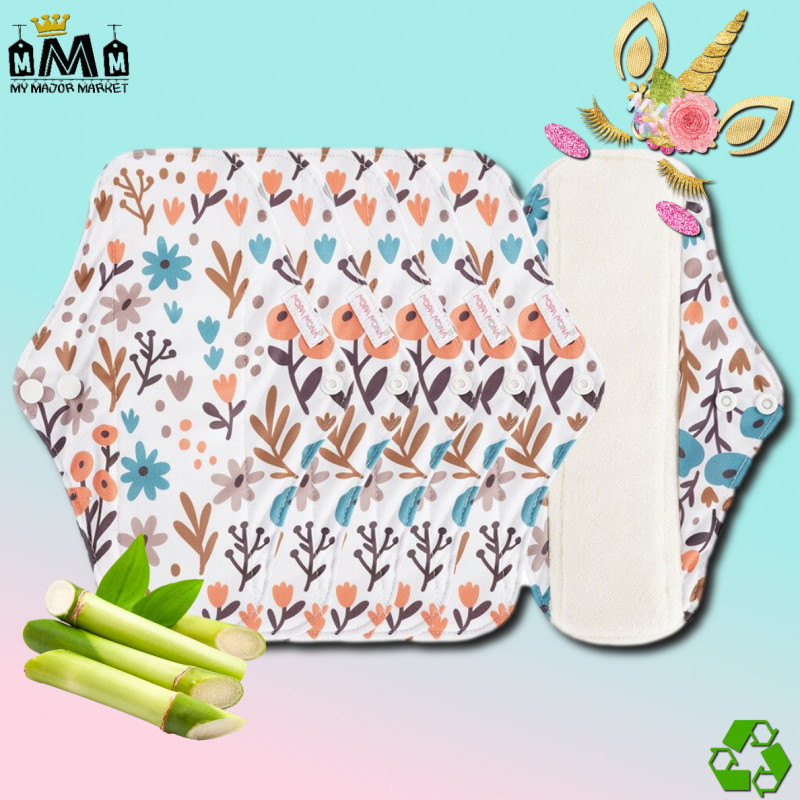 LOT DE 5 SERVIETTES HYGIÉNIQUES - FIBRE DE BAMBOU - LAVABLES & ÉCOLOGIGUE - 32.99 € - my major market LOT DE 5 SERVIETTES HYGIÉNIQUES - FIBRE DE BAMBOU - LAVABLES & ÉCOLOGIGUE - 32.99 € - my major market