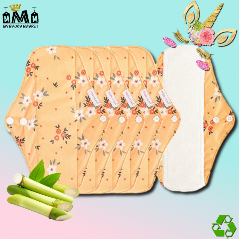 LOT DE 5 SERVIETTES HYGIÉNIQUES - FIBRE DE BAMBOU - LAVABLES & ÉCOLOGIGUE - 32.99 € - my major market LOT DE 5 SERVIETTES HYGIÉNIQUES - FIBRE DE BAMBOU - LAVABLES & ÉCOLOGIGUE - 32.99 € - my major market