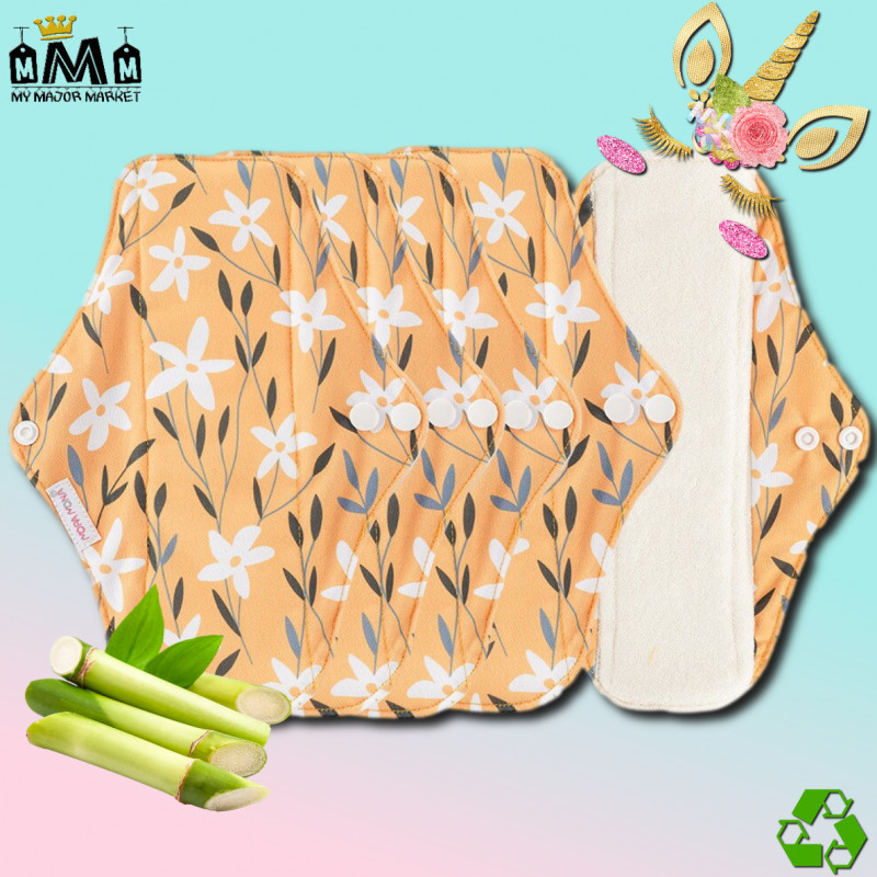 LOT DE 5 SERVIETTES HYGIÉNIQUES - FIBRE DE BAMBOU - LAVABLES & ÉCOLOGIGUE - 32.99 € - my major market LOT DE 5 SERVIETTES HYGIÉNIQUES - FIBRE DE BAMBOU - LAVABLES & ÉCOLOGIGUE - 32.99 € - my major market