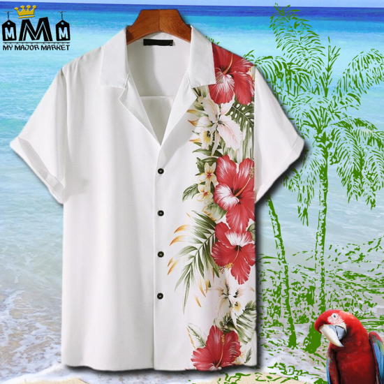 CHEMISE HAWAIENNE - MAGNUM & HIBISCUS - SAISON 2022 - 35.99 € | my major market