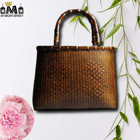 SAC CABAS - ARTISANAL & BAMBOU RÉTRO - 159.99 € | my major market