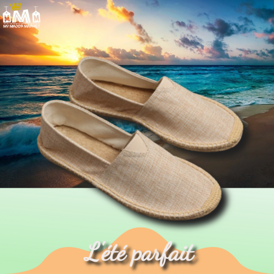 ESPADRILLE HOMME  - ARTISANALE & LIN - 39.99 € | My Major Market