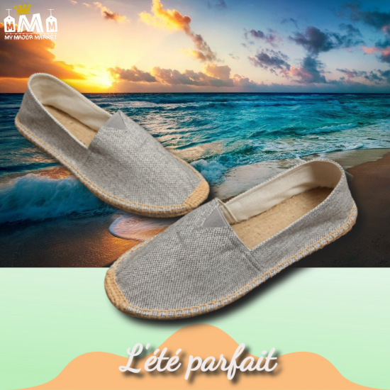 ESPADRILLE HOMME  - ARTISANALE & LIN - 39.99 € | My Major Market