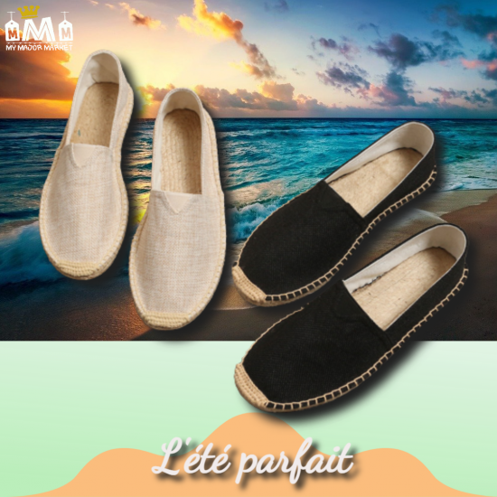 ESPADRILLE HOMME  - ARTISANALE & LIN - 39.99 € | My Major Market