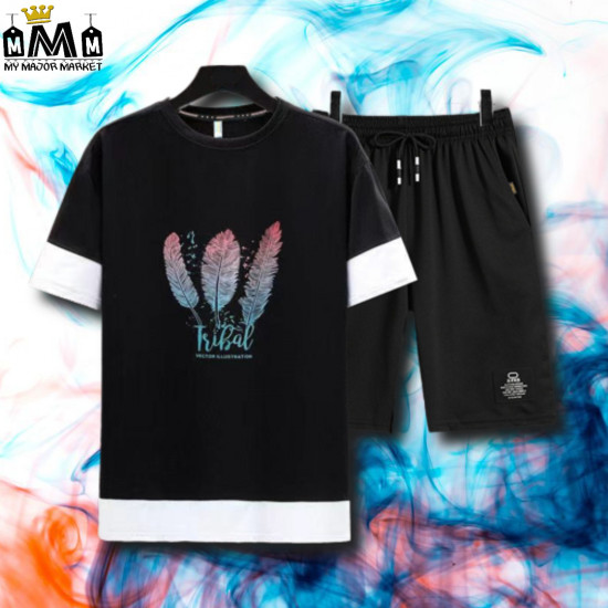 ENSEMBLE SHORT & T-SHIRT - TRIBAL EN STREETWEAR - SAISON 2022 - 39.99 € | my major market