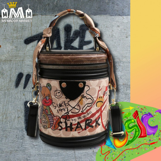 MINI SAC SEAU - OURSON EN GRAFFITI - 79.99 € |my major market