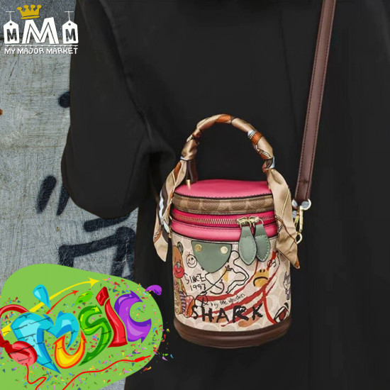 MINI SAC SEAU - OURSON EN GRAFFITI - 79.99 € |my major market