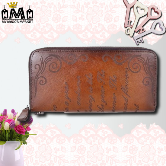 PORTEFEUILLE FEMME - CUIR PLEINE FLEUR EN POÉSIE - 99.99 € |my major market