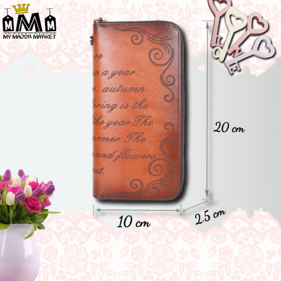 PORTEFEUILLE FEMME - CUIR PLEINE FLEUR EN POÉSIE - 99.99 € |my major market