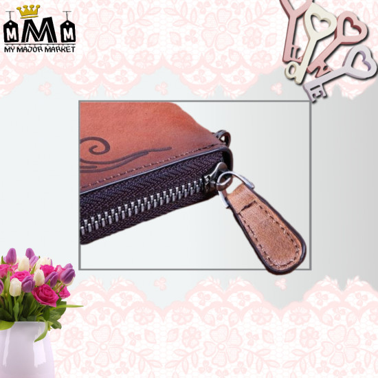 PORTEFEUILLE FEMME - CUIR PLEINE FLEUR EN POÉSIE - 99.99 € |my major market