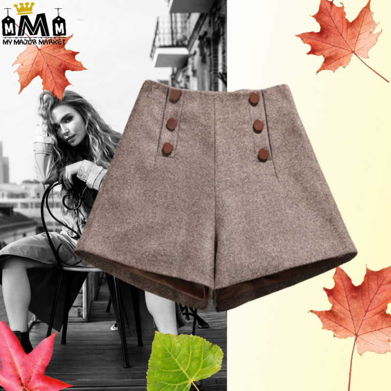 SHORT TAILLE HAUTE - WIDE & LAINE - SAISONS AUTOMNE - HIVER - 59.99 € | my major market SHORT TAILLE HAUTE - WIDE & LAINE - SAISONS AUTOMNE - HIVER - 59.99 € | my major market