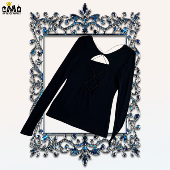 TOP FEMME - DOS CUT OUT & DESIGN