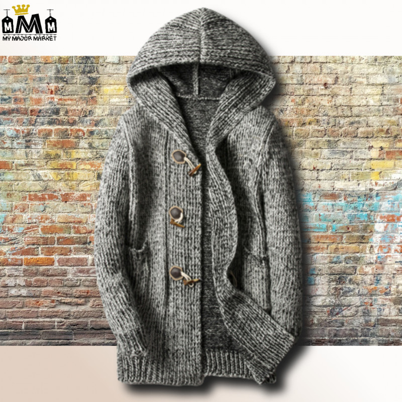 GILET LONG HOMME - CAPUCHE EN MODE DUFFLE COAT - 79.99 € | My Major Market GILET LONG HOMME - CAPUCHE EN MODE DUFFLE COAT - 79.99 € | My Major Market