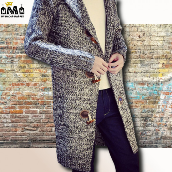 GILET LONG  HOMME - CAPUCHE  EN MODE DUFFLE COAT - 79.99 € | My Major Market