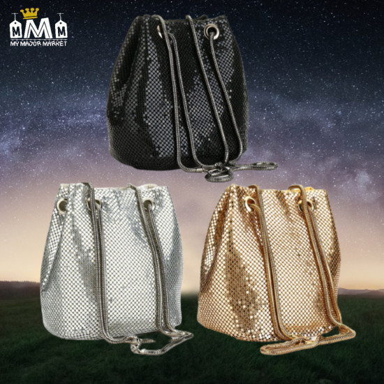 SAC SEAU - SEQUINS & CORDON - SAISON 2022 - 39.99 € |my major market