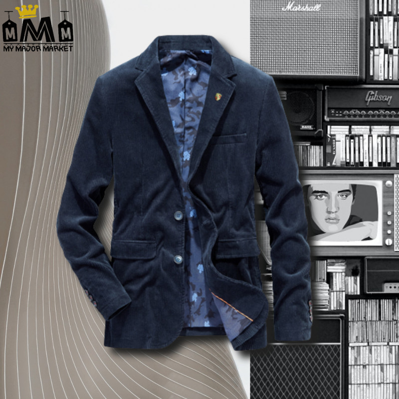 BLAZER RÉTRO HOMME - VELOURS CÔTELÉ & PUR COTON - 115.99 € | my major market BLAZER RÉTRO HOMME - VELOURS CÔTELÉ & PUR COTON - 115.99 € | my major market