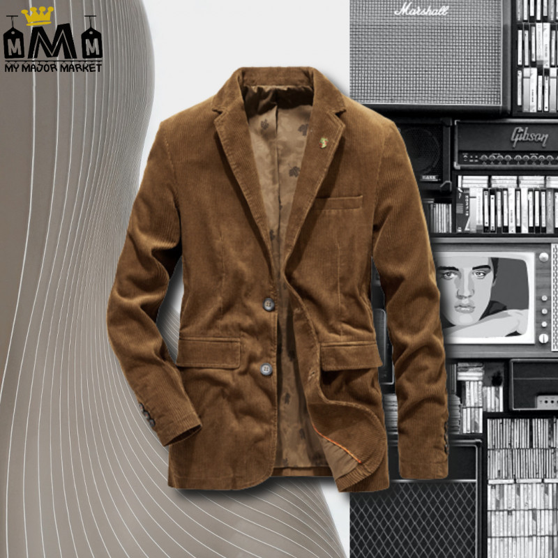 BLAZER RÉTRO HOMME - VELOURS CÔTELÉ & PUR COTON - 115.99 € | my major market BLAZER RÉTRO HOMME - VELOURS CÔTELÉ & PUR COTON - 115.99 € | my major market
