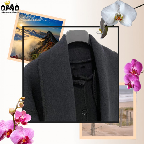 MANTEAU À COL ÉCHARPE - LAINE & BRODERIE - CATWALK - 599.99 € | my major marketmajor market