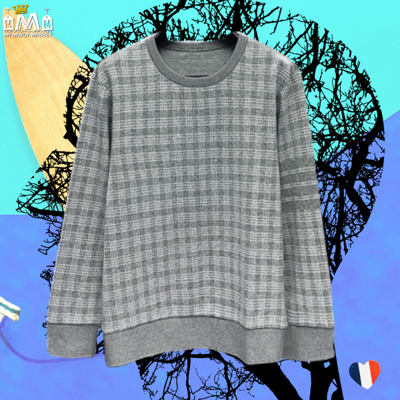 PULL HOMME - PUR COTON & PIED DE POULE - 139.99 € | my major market