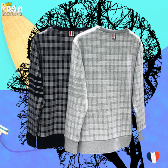 PULL HOMME - PUR COTON & PIED DE POULE - 139.99 € | my major market