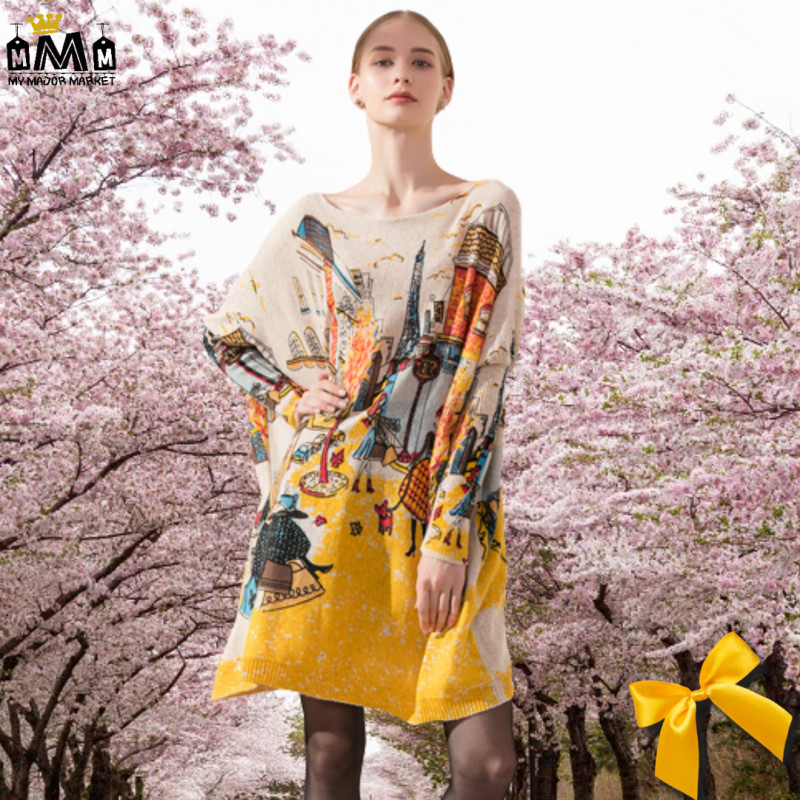 ROBE PULL - I LOVE PARIS - TAILLE UNIQUE - 54.99 € | My Major Market ROBE PULL - I LOVE PARIS - TAILLE UNIQUE - 54.99 € | My Major Market