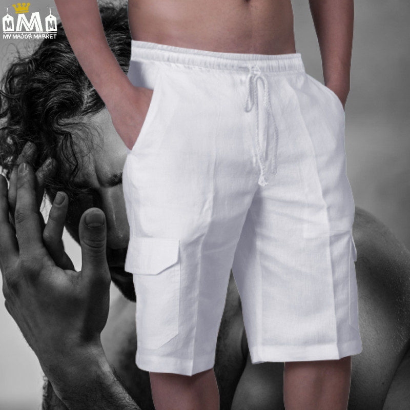 BERMUDA MULTIPOCHES - COTON & LIN - SAISON ÉTÉ - 39.99 € | My Major Market BERMUDA MULTIPOCHES - COTON & LIN - SAISON ÉTÉ - 39.99 € | My Major Market
