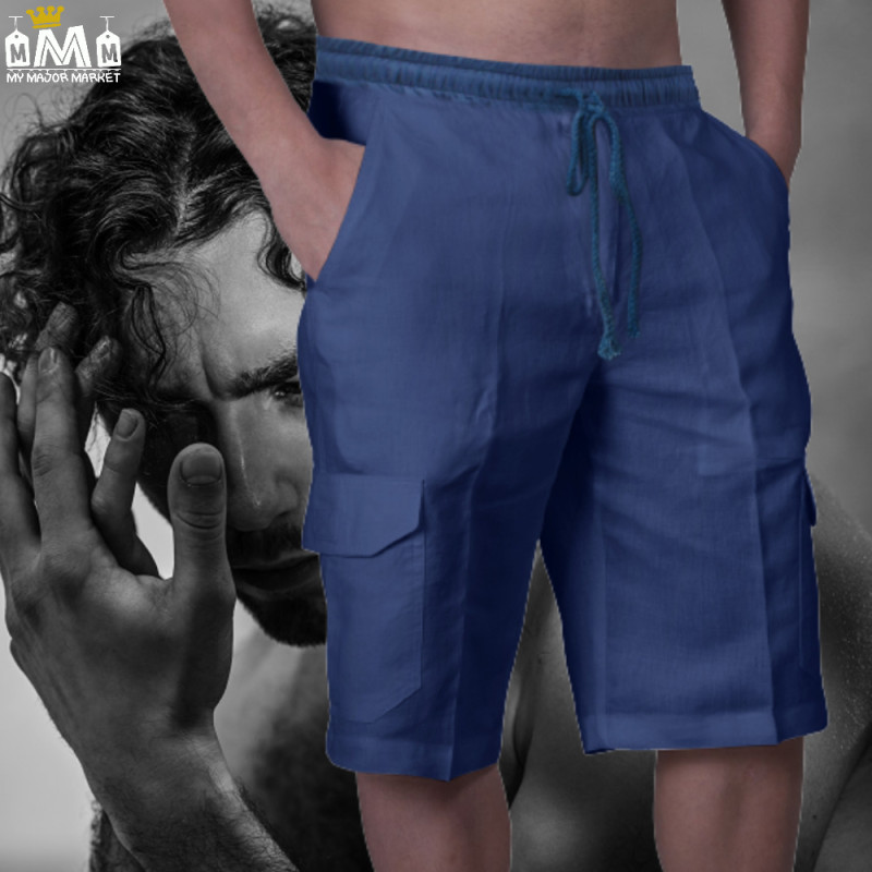 BERMUDA MULTIPOCHES - COTON & LIN - SAISON ÉTÉ - 39.99 € | My Major Market BERMUDA MULTIPOCHES - COTON & LIN - SAISON ÉTÉ - 39.99 € | My Major Market