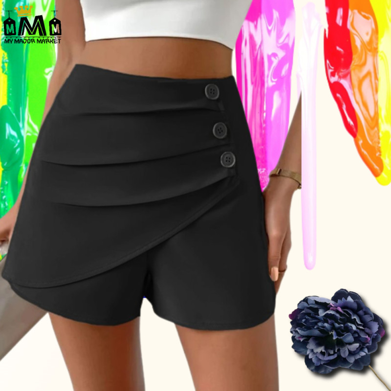 SHORT TAILLE HAUTE - ÉLÉGANT EN DRAPÉ - 39.99 € | My Major Market SHORT TAILLE HAUTE - ÉLÉGANT EN DRAPÉ - 39.99 € | My Major Market