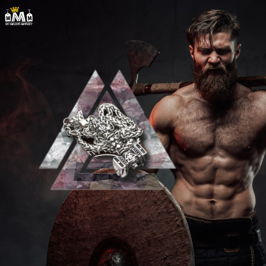 COLLIER VIKING - VALKNUT - NOEUD  DES GUERRIERS - 25.99 € | My Major Market