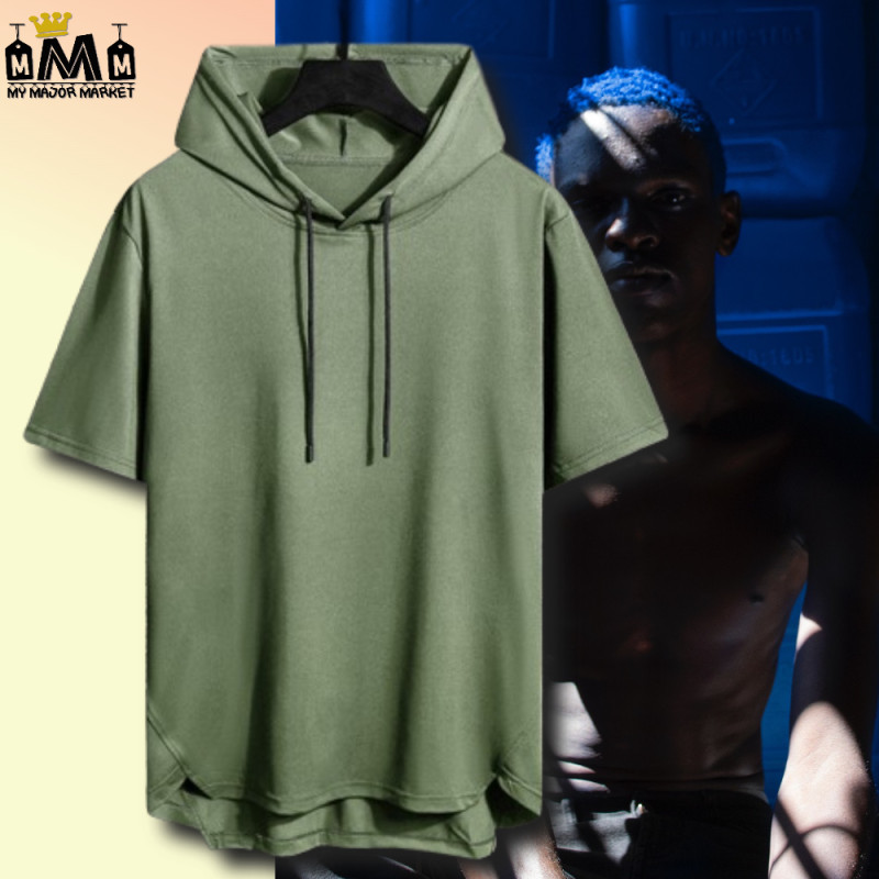 T-SHIRT HOMME - CAPUCHE & MANCHE COURTE - 39.99€ | My Major Market T-SHIRT HOMME - CAPUCHE & MANCHE COURTE - 39.99€ | My Major Market