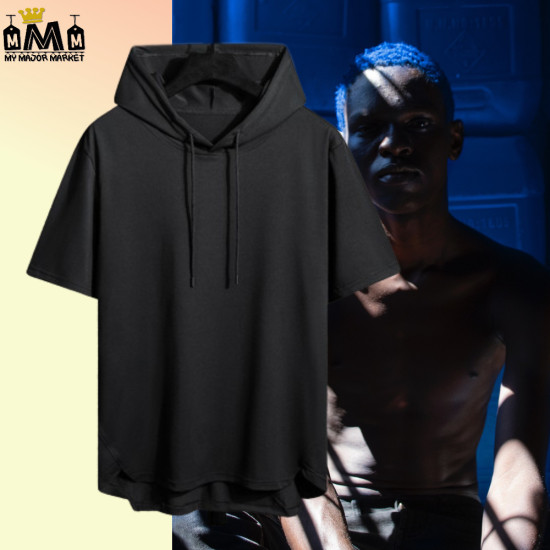 T-SHIRT HOMME - CAPUCHE & MANCHE COURTE - 39.99€ | My Major Market